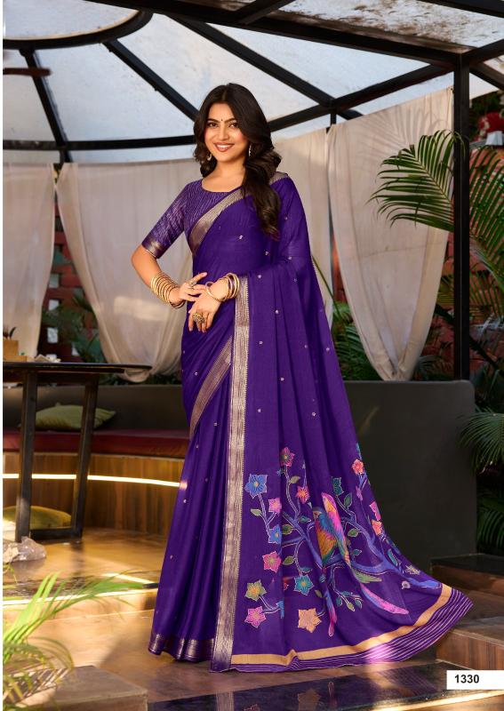 Sr senara parrot foil set saree wholesale